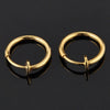 Hot Sale 2pcs Invisible No Ear Hole Earrings Clip Nose Ring Belly Button Ring For Unisex Punk Wind Accessories