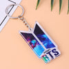 Kpop bts-bangtan boys TATA V etc Personalized Cute Cartoon Keychain Women Men Jewelry Gift Bangtan Accessories Key Chain