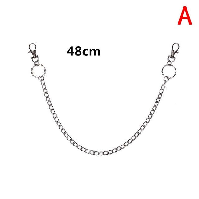 Pants Chain Silver Metal Wallet Belt Chain Rock Punk Trousers Hipster Pant  Jean Keychain Jewelry