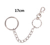 18/38/65cm Rock Punk  Long Metal Wallet Belt Chain Trousers Hipster Pant Jean Keychain Silver Ring Clip Keyring HipHop Jewelry
